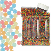 Ūdens hidrogēla bumbiņas ziediem vai pistolem daudzkrāsains 250g 50 000gab. 7-8 mm