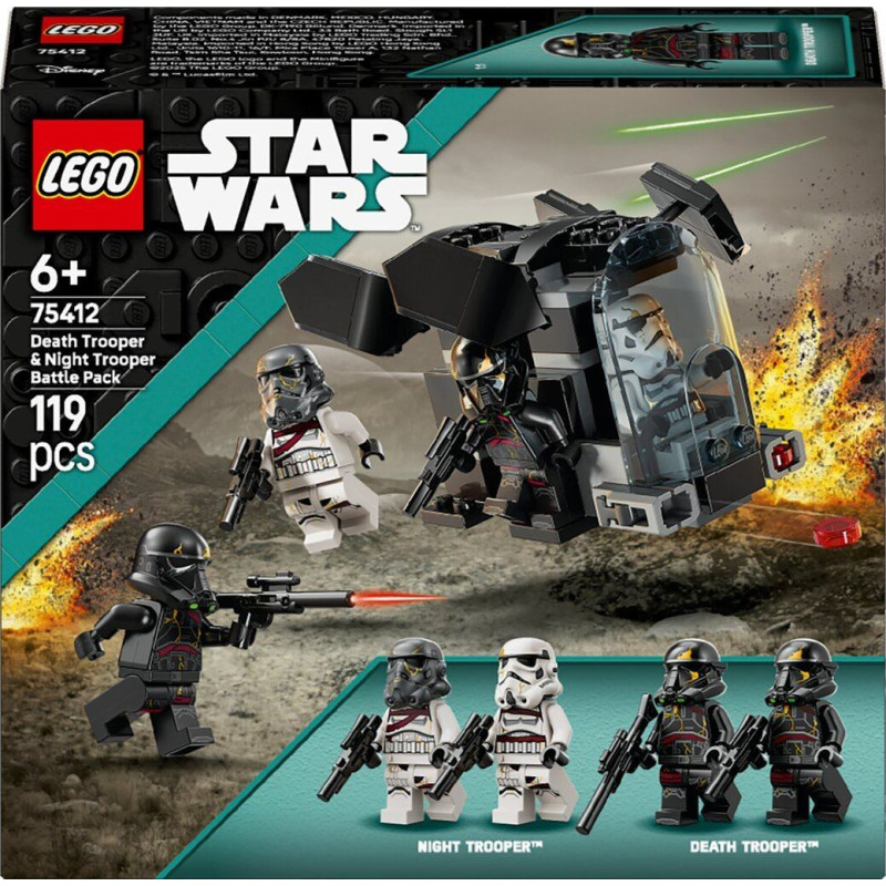 75412 LEGO® Star Wars Nāves kareivja un Nakts kareivja kaujas komplekts