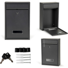 Modernhome Mailbox for letters and newspapers made of galvanized steel ModernHome