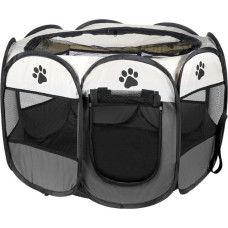 Leobert Universal foldable playpen, cage for dogs and cats - gray