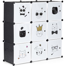 Modernhome Children's storage cabinet with 9 shelves