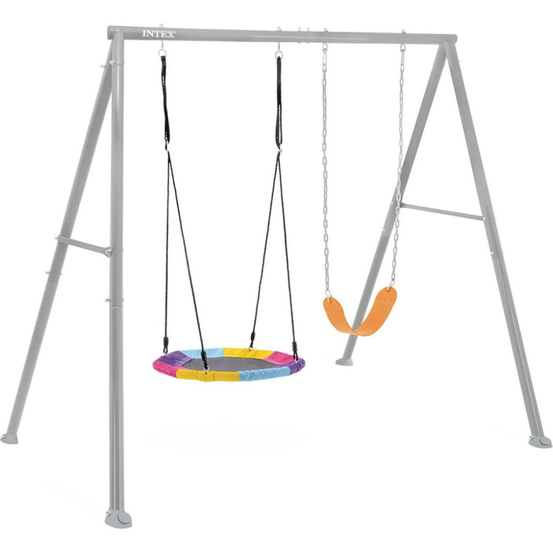 Intex Double Garden Swing Playset for Kids with Nest Swing INTEX 44126