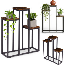 Modernhome Standing Plant Stand for Flowers Decorations 3 Shelves Loft ModernHome