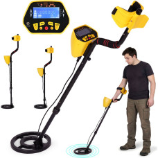 Multistore Metal Detector with 3 Modes for Gold, Silver and Coin Detection, Pinpoint, LCD Display