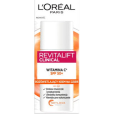 L&acute;or&eacute;al Revitalift Clinical Brightening Moisturizer Vitamin C SPF 50+ - Denn&iacute; ochrann&yacute; fluid s vitaminem C