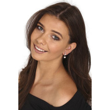 JwL Luxury Pearls Izdomas bagāti sudraba auskari ar īstām pērlēm un cirkoniem JL0773 sJL0773