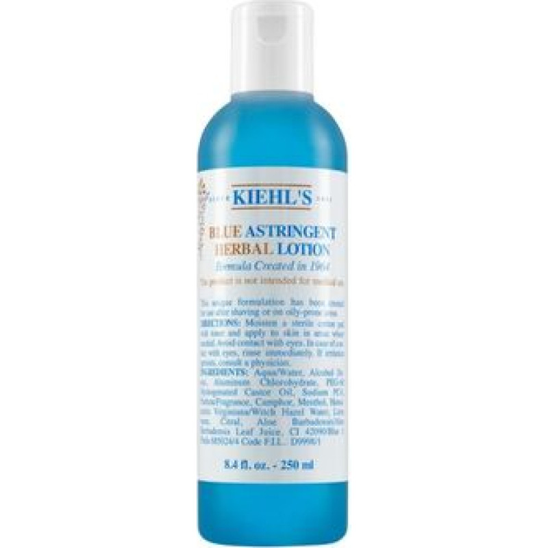 Kiehls Blue Herbal Astringent Lotion - Soothing skin tonic