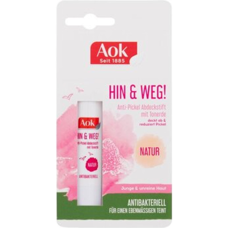 AOK There & Away Anti-Blemish Concealer Stick - Lok&aacute;ln&iacute; p&eacute;če