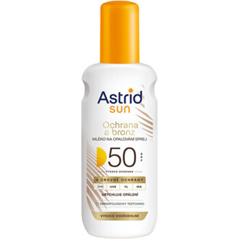 Astrid Bronz SPF 50 - Ml&eacute;ko na opalov&aacute;n&iacute; ve spreji