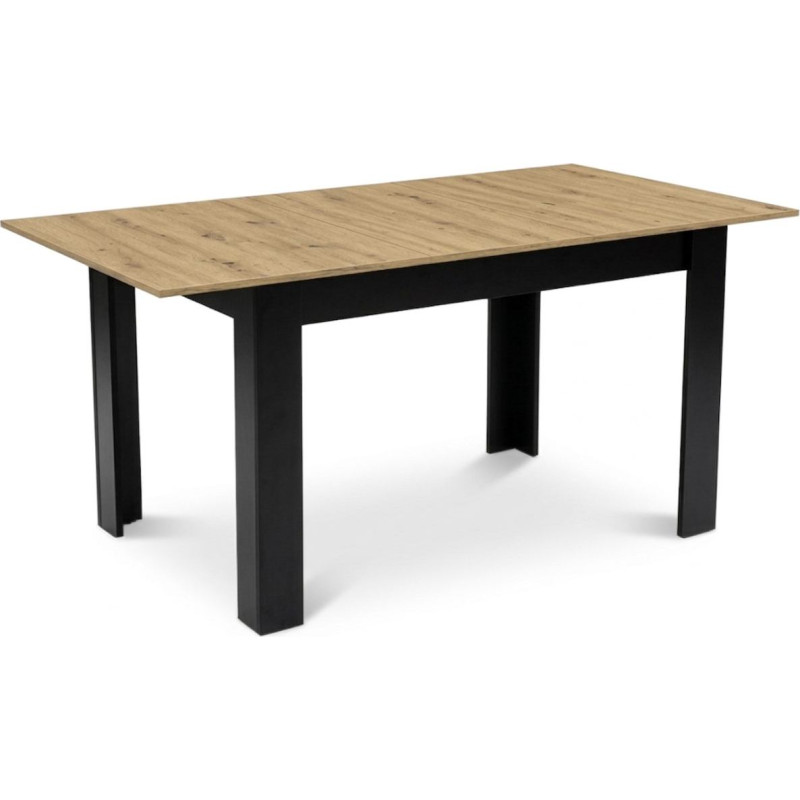 Leobert St&oacute;ł rozkładany prostokątny 120-160x80 cm do kuchni jadalni dla 4-6 os&oacute;b dąb artisan