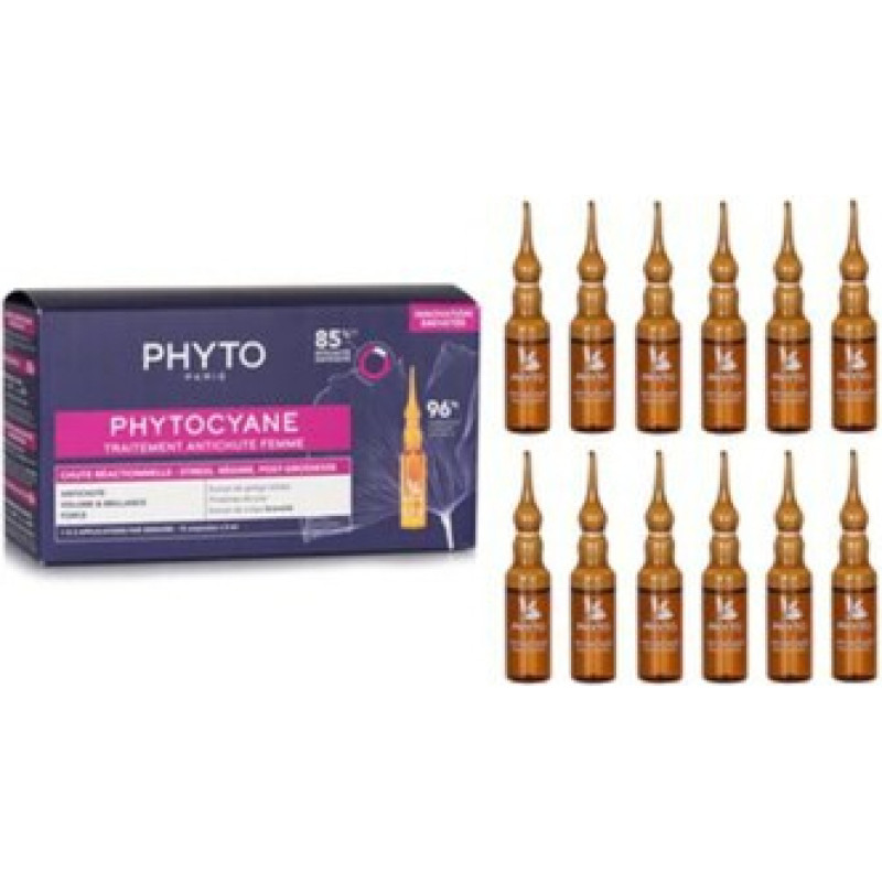 Phyto Professional Phytocyane Anti-Hair Loss Treatment Post-partum, Stress, Diet - Př&iacute;pravek proti pad&aacute;n&iacute; vlasů