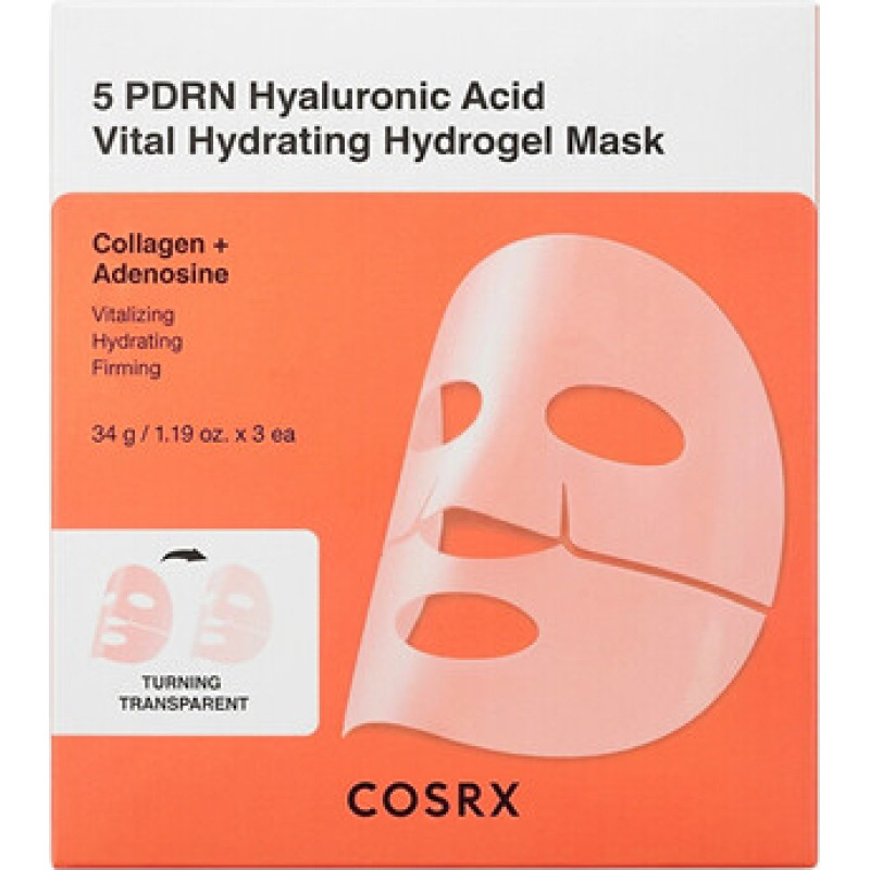 Cosrx 5 PDRN Hyaluronic Acid Hydrogel Mask - Hydratačn&iacute; maska