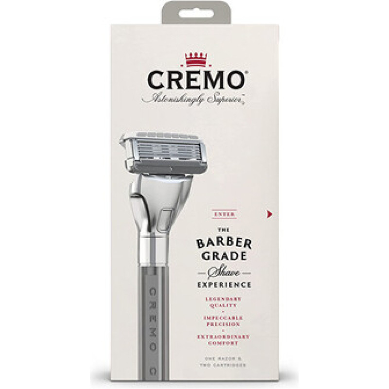 Cremo The Barber Grade - Holic&iacute; strojek + 2 n&aacute;hradn&iacute; hlavice