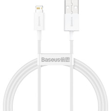 Datu kabelis - BASEUS - 1m - Saderīgs ar iPhone - Ātrā uzlāde 2.4A - USB-A uz Lightning