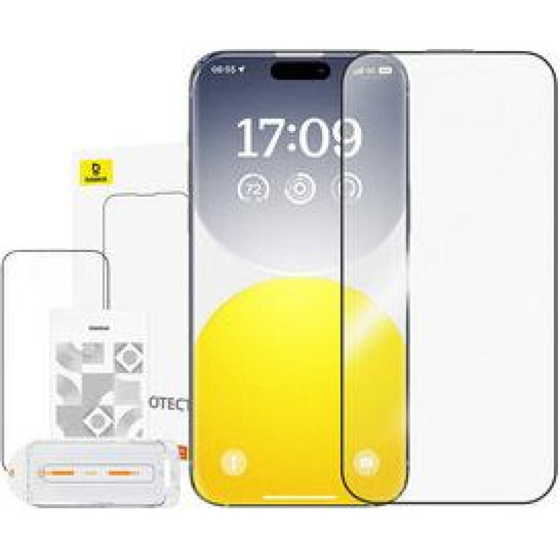 Rūdīta stikla Baseus kristālisks pretatspīduma iPhone 15 Plus