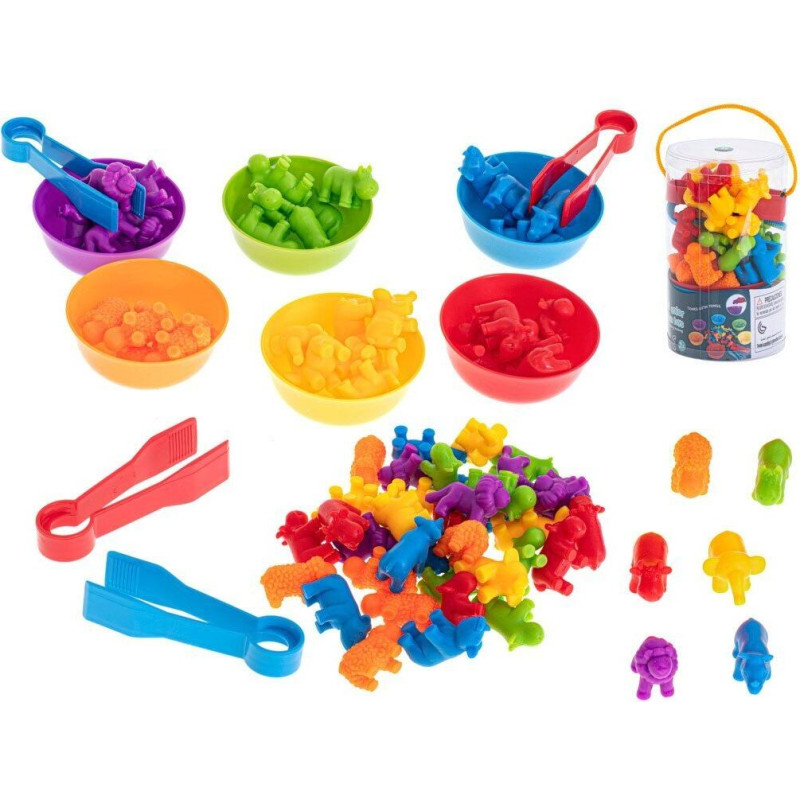 Dzīvnieku safari izglītojoša mācīšanās skaitīt montessori 36el.