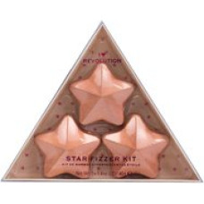 Makeup Revolution Star Bath Fizzer Kit Gift set bath bomb in the shape of a star 3 x 40 g