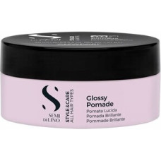 Alfaparf Milano Semi Di Lino Style&Care Glossy Pomade - Tvaruj&iacute;ci voskov&aacute; pom&aacute;da pro usměrněn&iacute; a modelaci &uacute;česu s vysok&yacute;m leskem