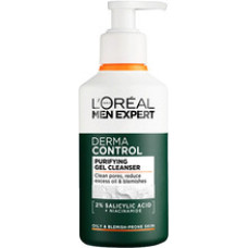 L&acute;or&eacute;al Men Expert Derma Control Purifying Gel Cleanser - Čistic&iacute; pleťov&yacute; gel