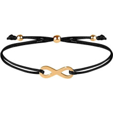 Troli Vadīta aproce ar melnu/zelta bezgalību