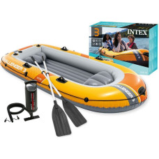 Intex Inflatable boat Challenger 3, 3-person, with pump and 2 oars, INTEX, 66313