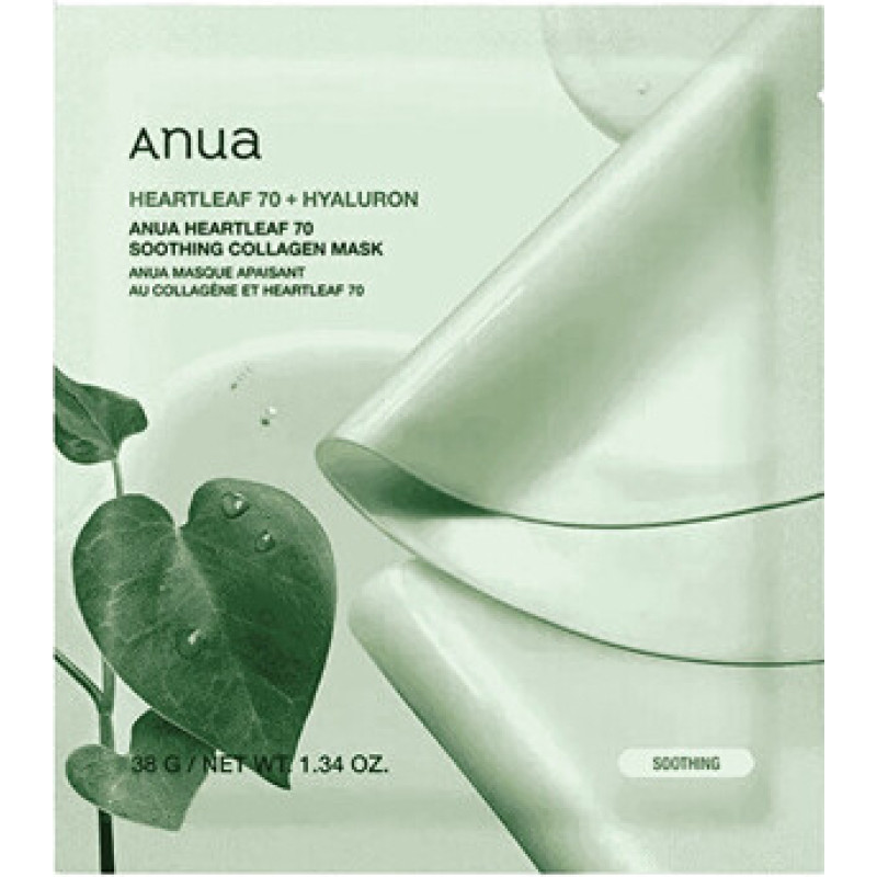Anua Heartleaf 70 Soothing Collagen Mask - Zklidňuj&iacute;c&iacute; maska