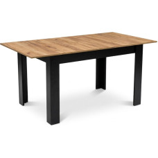 Leobert St&oacute;ł rozkładany prostokątny 120-160x80 cm do kuchni jadalni dla 4-6 os&oacute;b dąb craft