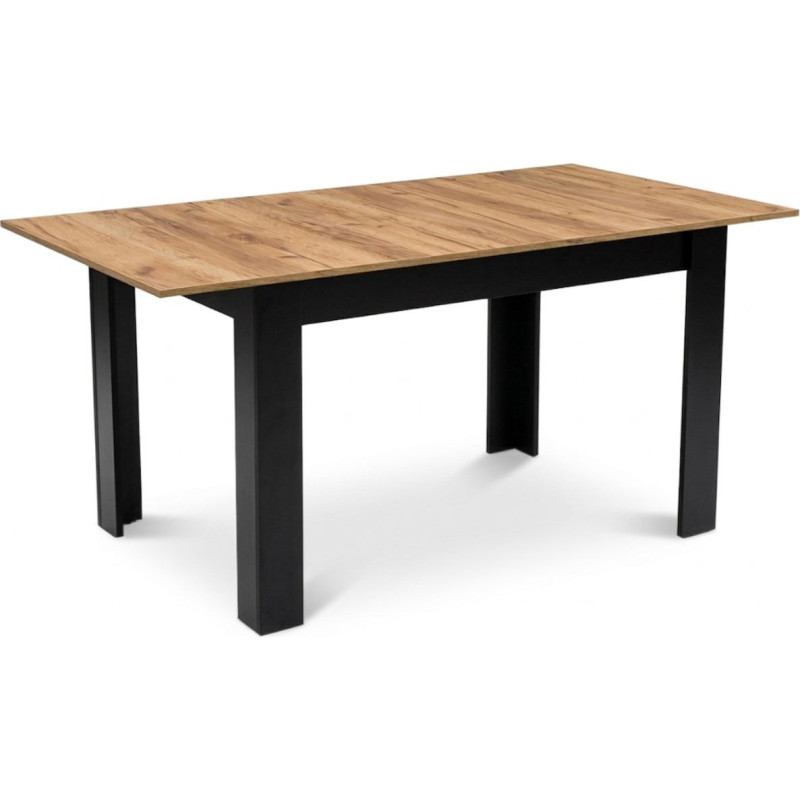 Leobert St&oacute;ł rozkładany prostokątny 120-160x80 cm do kuchni jadalni dla 4-6 os&oacute;b dąb craft