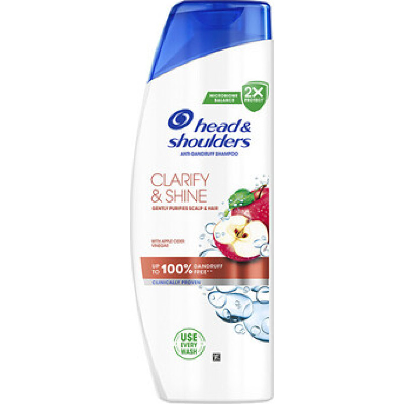 Head & Shoulders Clarify & Shine Anti-Dandruff Shampoo - &Scaron;ampon proti lupům pro leskl&eacute; vlasy