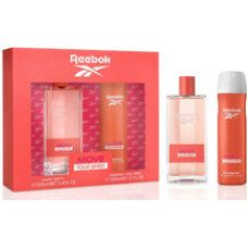 Reebok Move Your Spirit For Women Gift set EDT 100 ml and deospray 150 ml