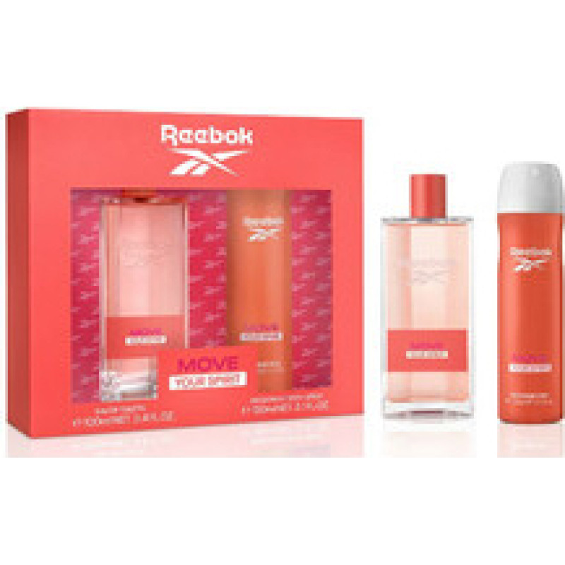 Reebok Move Your Spirit For Women Gift set EDT 100 ml and deospray 150 ml