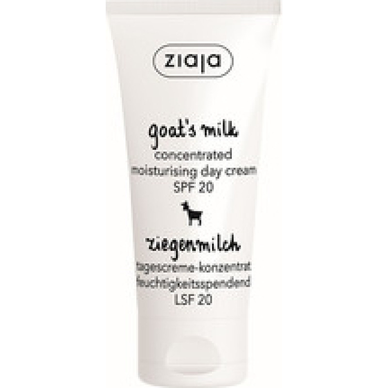 Ziaja Daily Moisturizing Day Cream SPF 20 Goat`s Milk ( Concentrate d Moisturising Day Cream) 50 ml