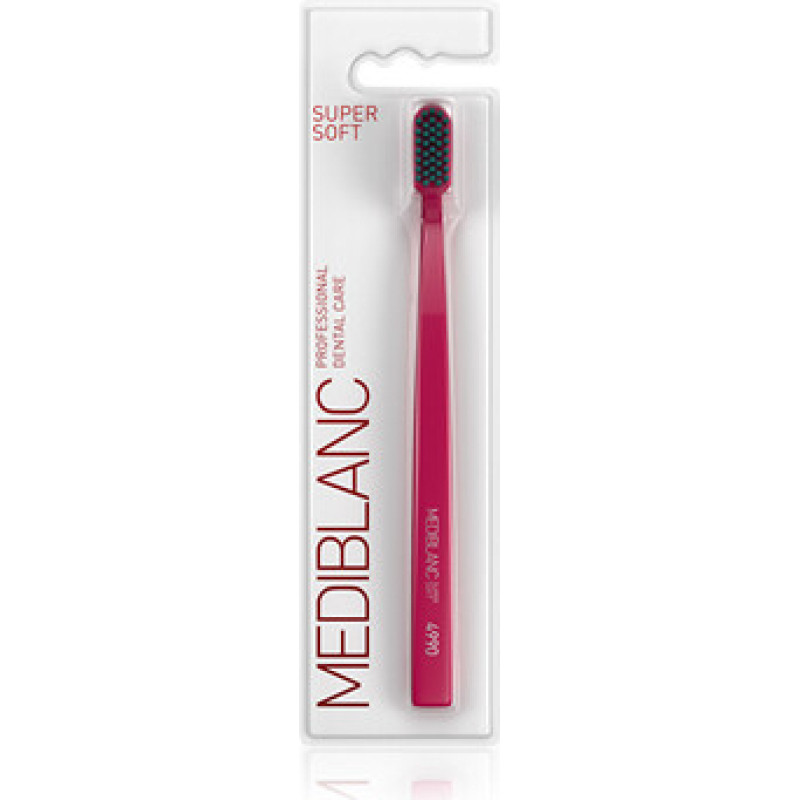 Mediblanc Super Soft Tmavě růžov&yacute; - Zubn&iacute; kart&aacute;ček 1 ks