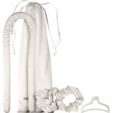 Makeup Revolution Curl Enhance Satin Curling Ribbon Ivory - Sada na natočen&iacute; vlasů