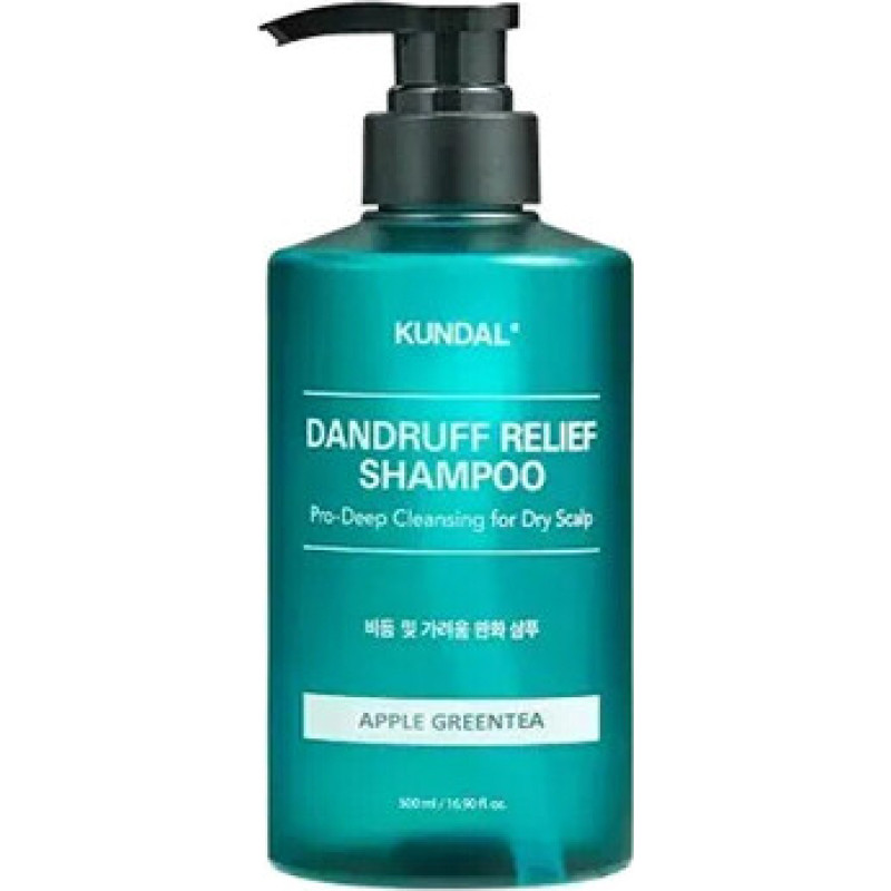Kundal Apple Greentea Dandruff Relief Shampoo - &Scaron;ampon proti lupům a svěděn&iacute; pokožky hlavy