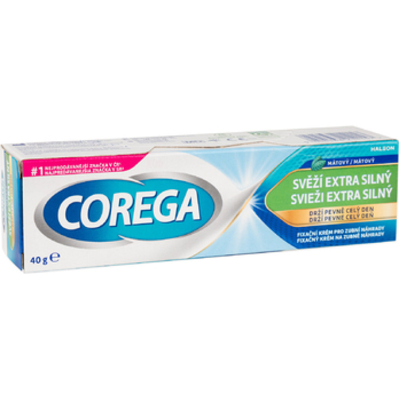 Corega M&aacute;tov&yacute; Extra Siln&yacute; - Fixačn&iacute; kr&eacute;m