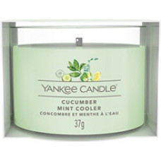 Yankee Candle Cucumber Mint Cooler ( okurkov&aacute; limon&aacute;da s m&aacute;tou ) - Votivn&iacute; sv&iacute;čka ve skle