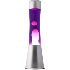 iTotal - Lava Lamp 40 cm - Silver Base, Purple Liquid and White Wax (XL1792)