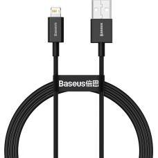 Baseus kabelis Superior USB - Lightning 1,0 m 2,4A melns