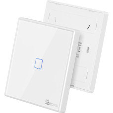 Sonoff T2EU1C-RF bezvadu viedās sienas slēdzis 433 MHz (1 kanāls)