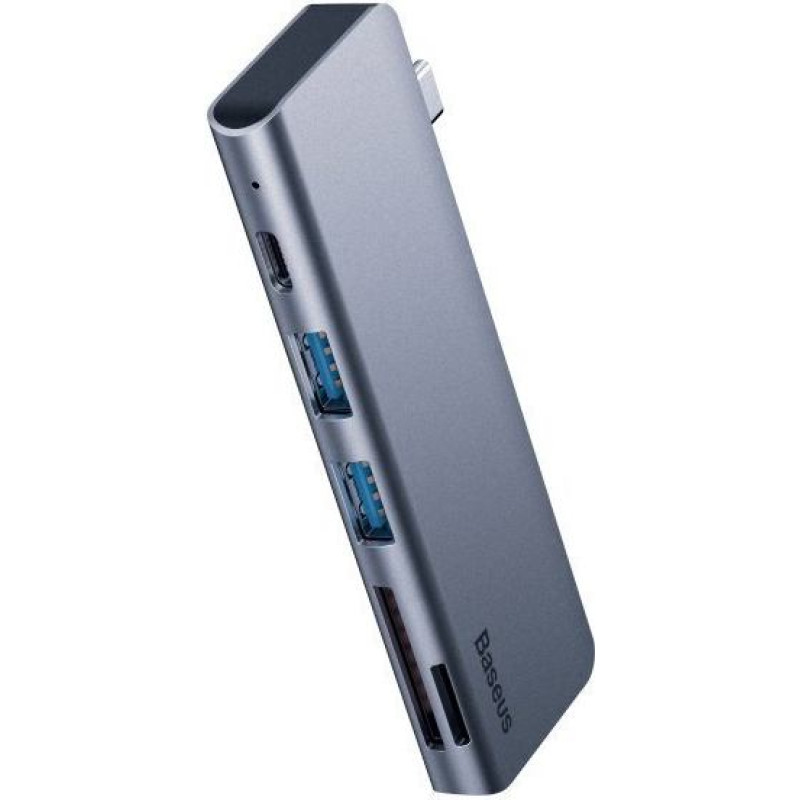 Parveidotājs Baseus Harmonica 5-in-1 HUB docking station peleks CAHUB-K0G