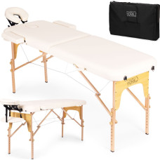 Modernhome Wooden Massage and Rehabilitation Table 2-Section Foldable in Suitcase + Bag ModernHome