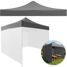 Multigarden Roof cover 3x3 m for a garden pavilion tent 420D PVC, grey, MultiGarden