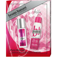 Bruno Banani Pure Woman D&aacute;rkov&aacute; sada Deodorant 75 ml a antiperspirant 150 ml