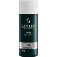 System Professional Man Triple Shampoo - &Scaron;ampon 3v1