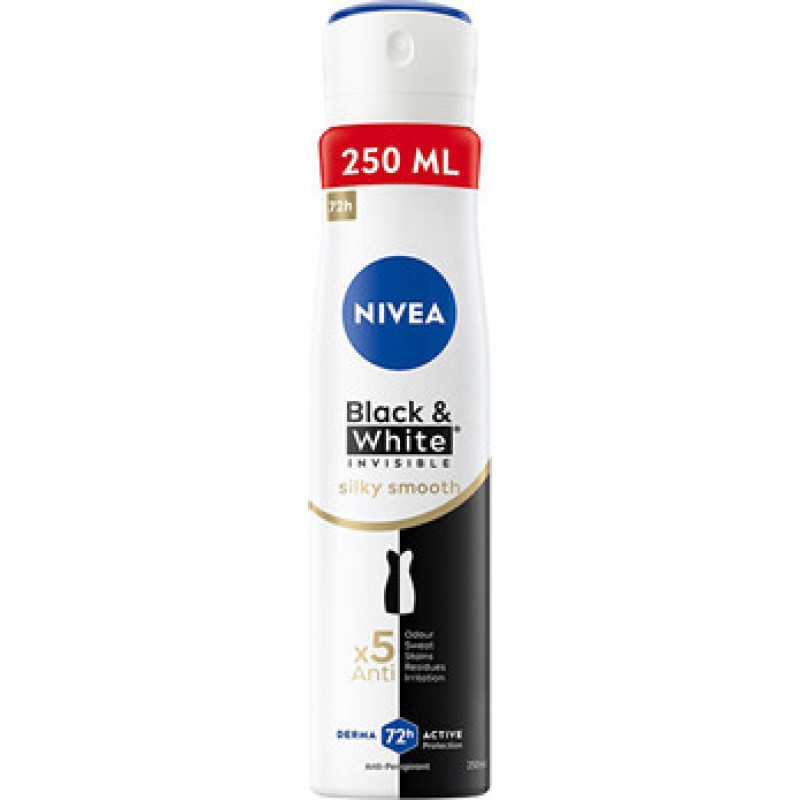 Nivea B&W Silky Smooth Anti-Perspirant - Antiperspirant ve spreji