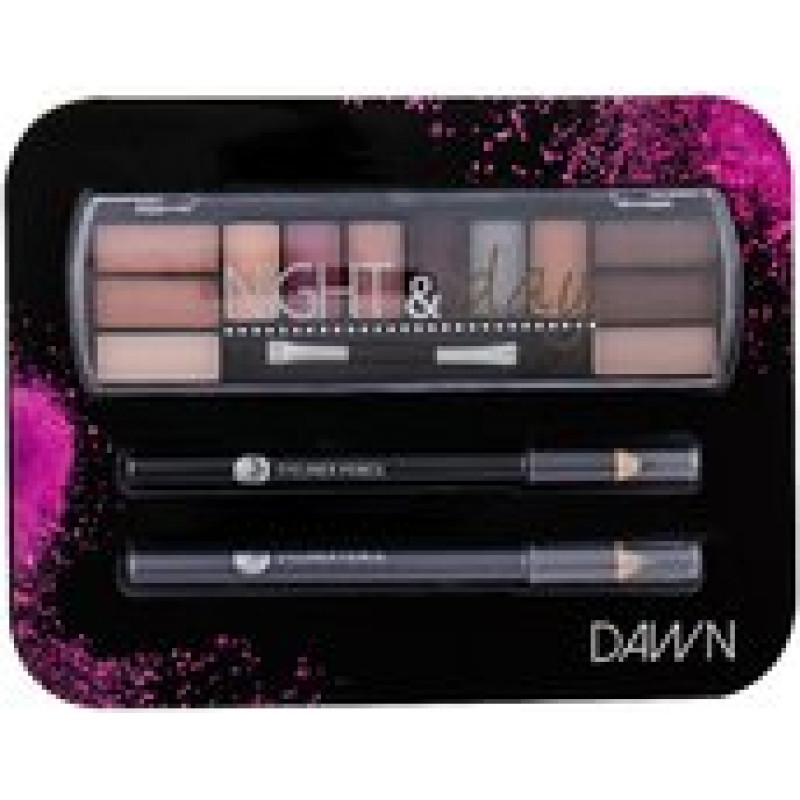 2K Night & Day Dawn Eyes Palette - Gift set for eye make-up