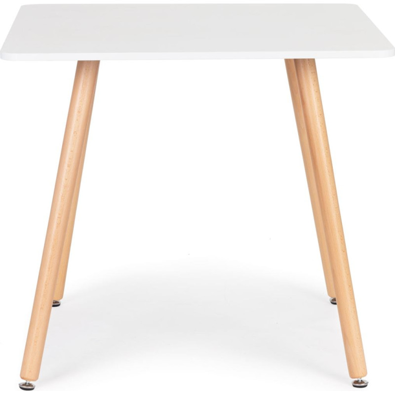 Modernhome Modern wooden square kitchen table 80x80 cm