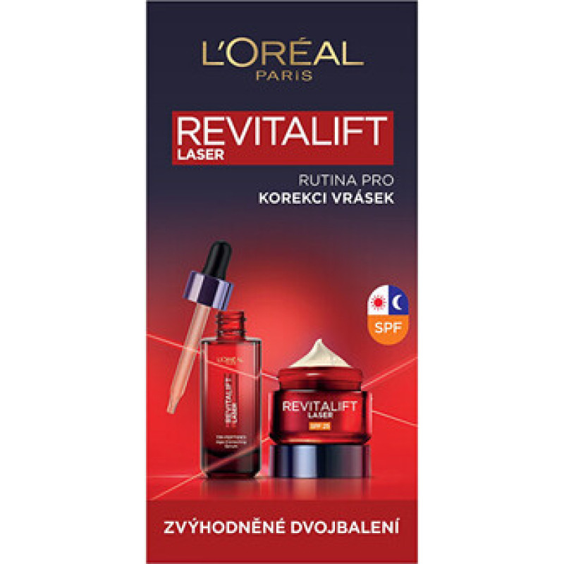 L&acute;or&eacute;al Revitalift Laser Set - D&aacute;rkov&aacute; sada p&eacute;če o pleť