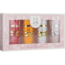 Dāvanu komplekts Lattafa Yara Collection 4×25 ml augļu-vanilas ikdienas parfimētais ūdens